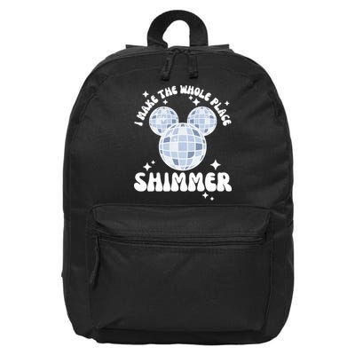 Mouse Disco Ball Make The Whole Place Shimmer Eras Tour 16 in Basic Backpack