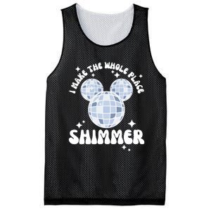 Mouse Disco Ball Make The Whole Place Shimmer Eras Tour Mesh Reversible Basketball Jersey Tank