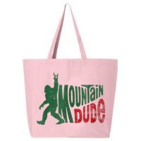 Mountain Dude Bigfoot Sasquatch Rock On 25L Jumbo Tote