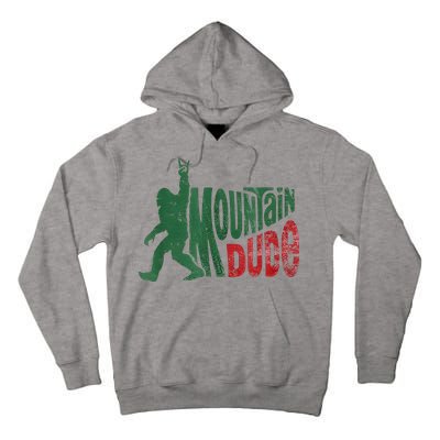 Mountain Dude Bigfoot Sasquatch Rock On Tall Hoodie
