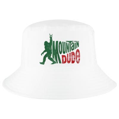 Mountain Dude Bigfoot Sasquatch Rock On Cool Comfort Performance Bucket Hat