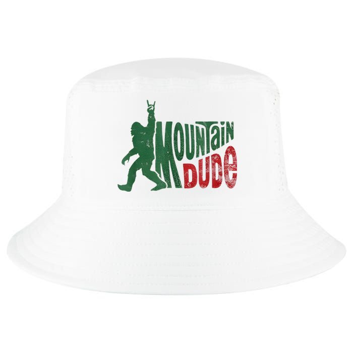 Mountain Dude Bigfoot Sasquatch Rock On Cool Comfort Performance Bucket Hat