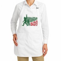Mountain Dude Bigfoot Sasquatch Rock On Apron