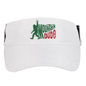 Mountain Dude Bigfoot Sasquatch Rock On Adult Drive Performance Visor