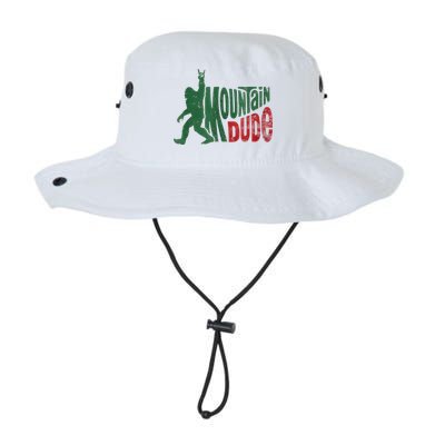 Mountain Dude Bigfoot Sasquatch Rock On Bucket Hat