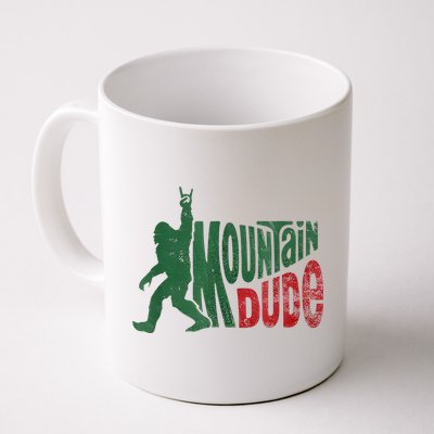 Mountain Dude Bigfoot Sasquatch Rock On Mug
