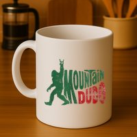Mountain Dude Bigfoot Sasquatch Rock On Mug