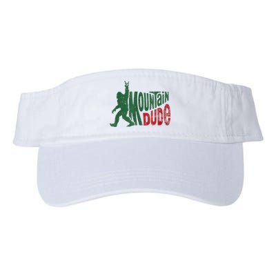 Mountain Dude Bigfoot Sasquatch Rock On Visor