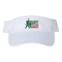 Mountain Dude Bigfoot Sasquatch Rock On Visor