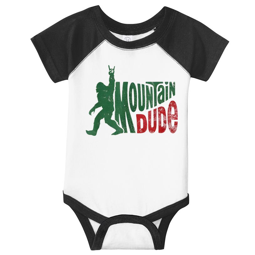 Mountain Dude Bigfoot Sasquatch Rock On Infant Baby Jersey Bodysuit