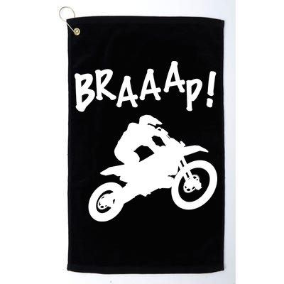 Motocross Dirt Bike Braaap Gift Golf Towel