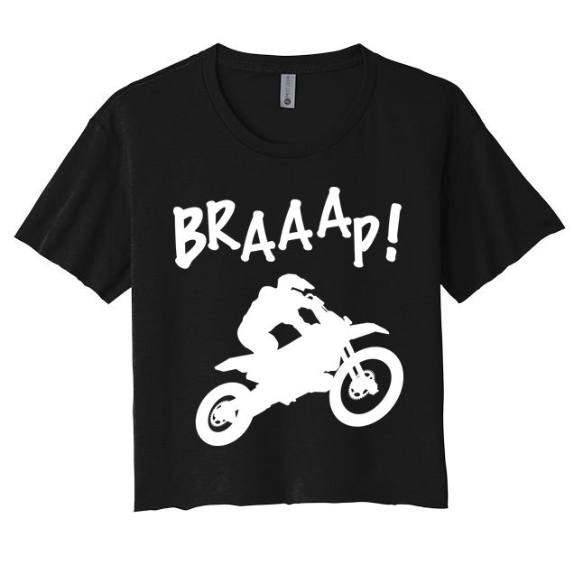 Motocross Dirt Bike Braaap Gift Crop Top