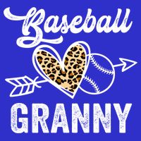 Mothers Day Baseball Granny Leopard Gift Baby Bodysuit