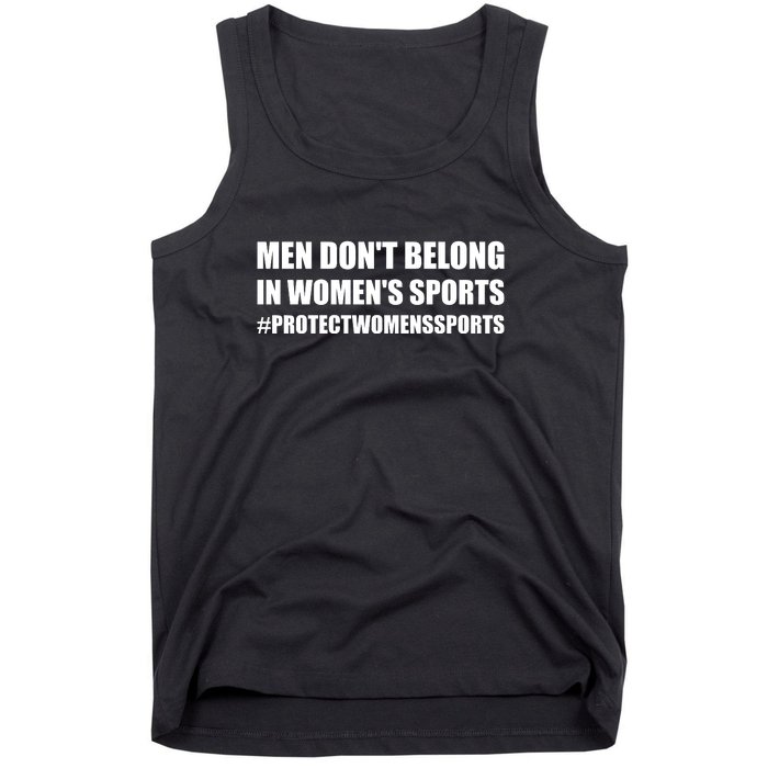 Men Dont Belong In Womens Sports | Protect Womens Sports | Riley Gaines Tank Top