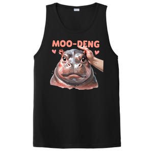 Moo Deng Bouncy Pig In Thai Picture The Cute Baby Hippo PosiCharge Competitor Tank