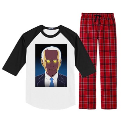 Meme Dark Brandon Shirt Dark Maga Biden Dark Brandon Raglan Sleeve Pajama Set