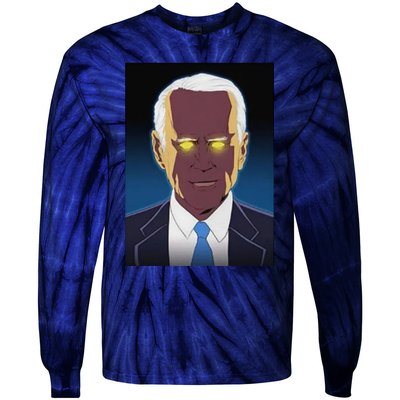 Meme Dark Brandon Shirt Dark Maga Biden Dark Brandon Tie-Dye Long Sleeve Shirt