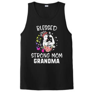 MotherS Day Blessed Strong Mom Grandma Strong Women Gift PosiCharge Competitor Tank