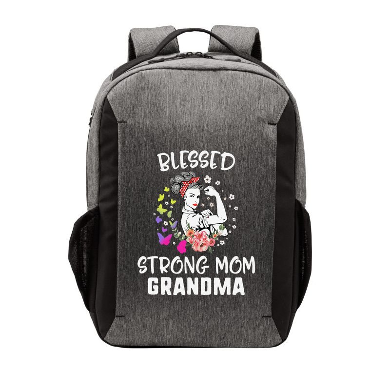 MotherS Day Blessed Strong Mom Grandma Strong Women Gift Vector Backpack