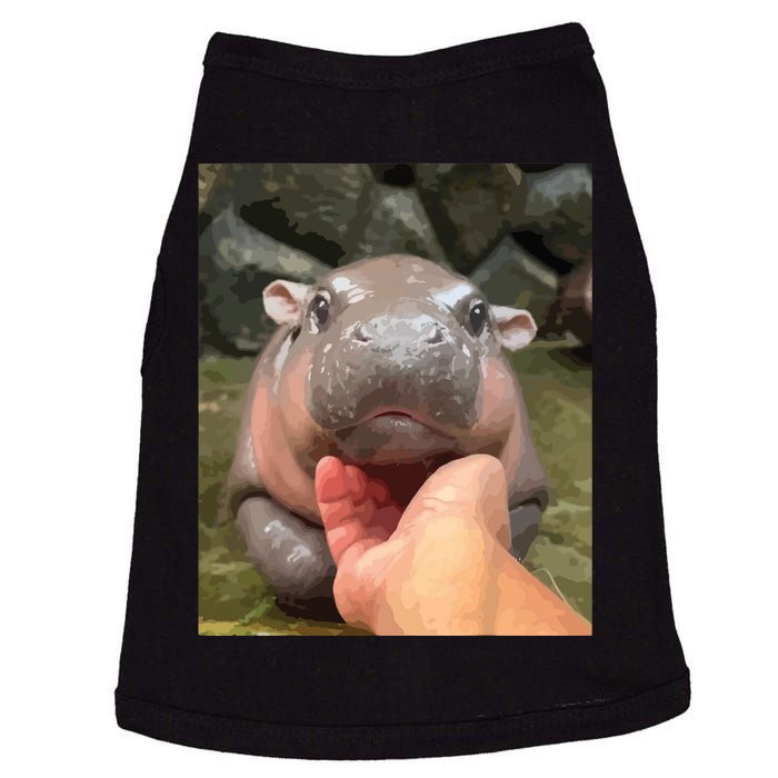 Moo Deng Bouncy Pig In Thai Picture The Cute Baby Hippo Doggie Tank