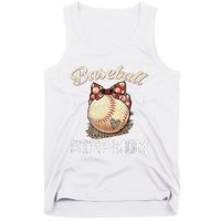 Mother's Day Baseball Step Mom Leopard Softball Gifts Tank Top