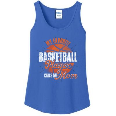 Mothers Day Basketball Fan Basketball Player Mom Basketball Meaningful Gift Ladies Essential Tank