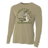 Me.N DonT Be A Dumb Bass Fishing American Flag Vintage Cooling Performance Long Sleeve Crew