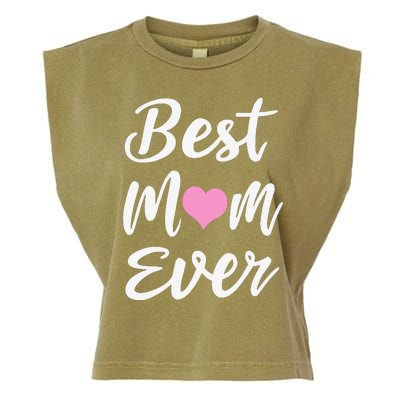 Mothers Day Best Mom Ever Gifts From Daughter Son Mom Garment-Dyed Women's Muscle Tee