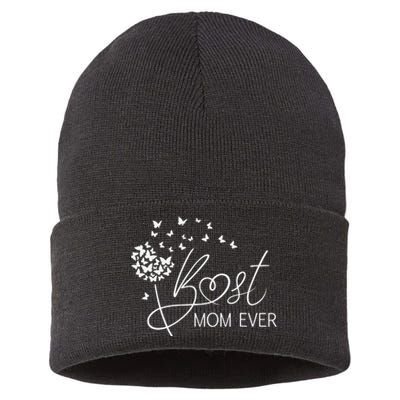 Mothers Day Best Mom Ever Gifts From Daughter Son Mom Sustainable Knit Beanie