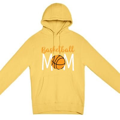 Mother's Day Baller Mommy Sport Lover Basketball Mom Gift Premium Pullover Hoodie