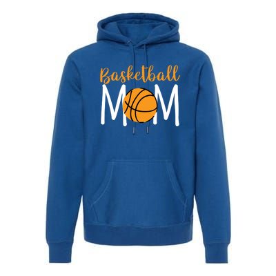 Mother's Day Baller Mommy Sport Lover Basketball Mom Gift Premium Hoodie