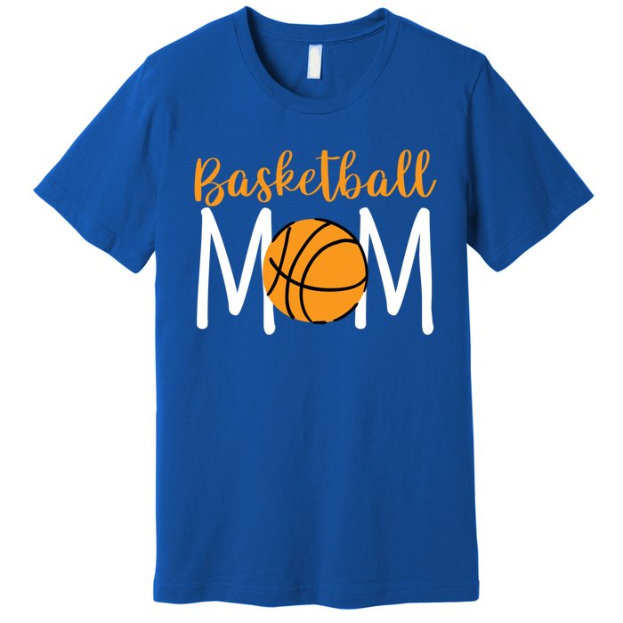 Mother's Day Baller Mommy Sport Lover Basketball Mom Gift Premium T-Shirt