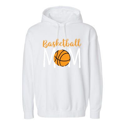 Mother's Day Baller Mommy Sport Lover Basketball Mom Gift Garment-Dyed Fleece Hoodie