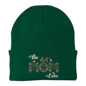 Mothers Day Best Mom Ever From Daughter Son Mom Knit Cap Winter Beanie