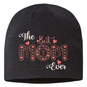 Mothers Day Best Mom Ever From Daughter Son Mom Sustainable Beanie