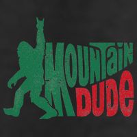 Mountain Dude Bigfoot Sasquatch Hiking Funny 7 Panel Mesh Trucker Snapback Hat