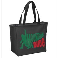 Mountain Dude Bigfoot Sasquatch Hiking Funny Zip Tote Bag