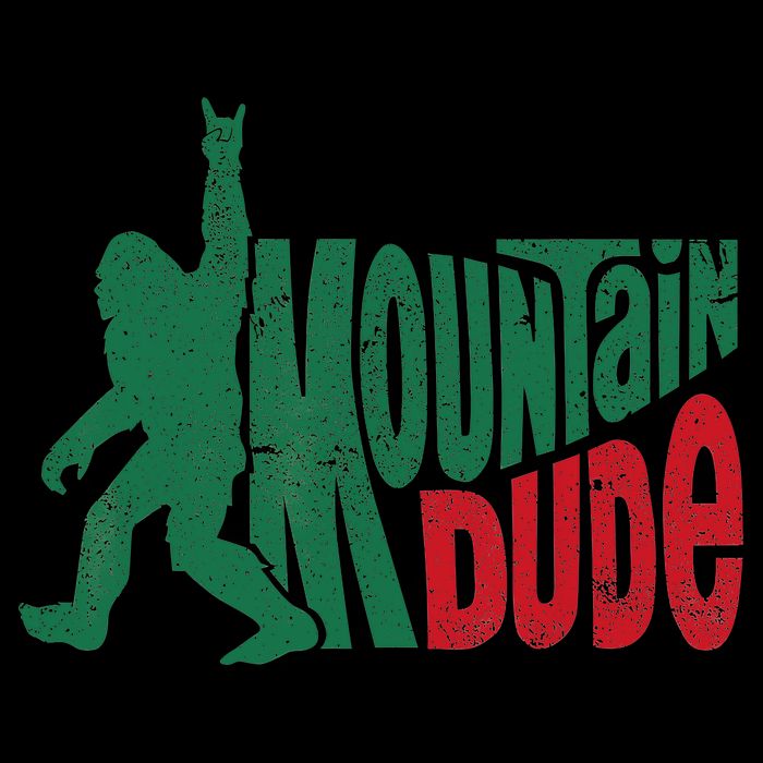 Mountain Dude Bigfoot Sasquatch Hiking Funny Zip Tote Bag