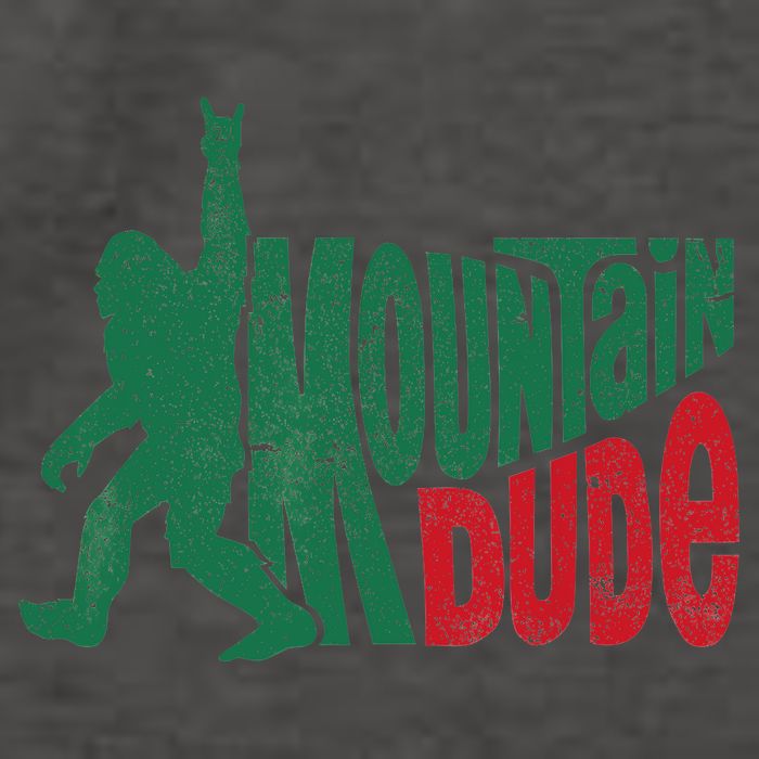 Mountain Dude Bigfoot Sasquatch Hiking Funny Vector Backpack