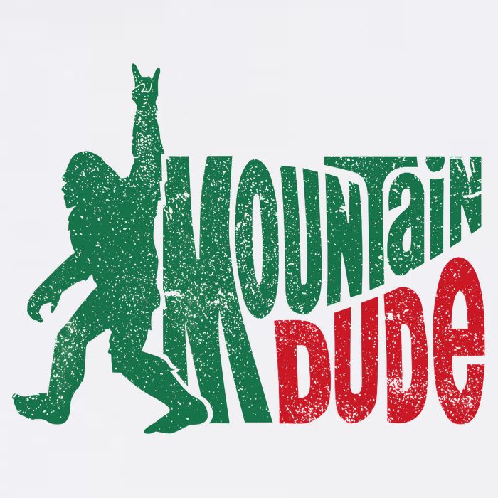 Mountain Dude Bigfoot Sasquatch Hiking Funny Cooling Performance Crew T-Shirt