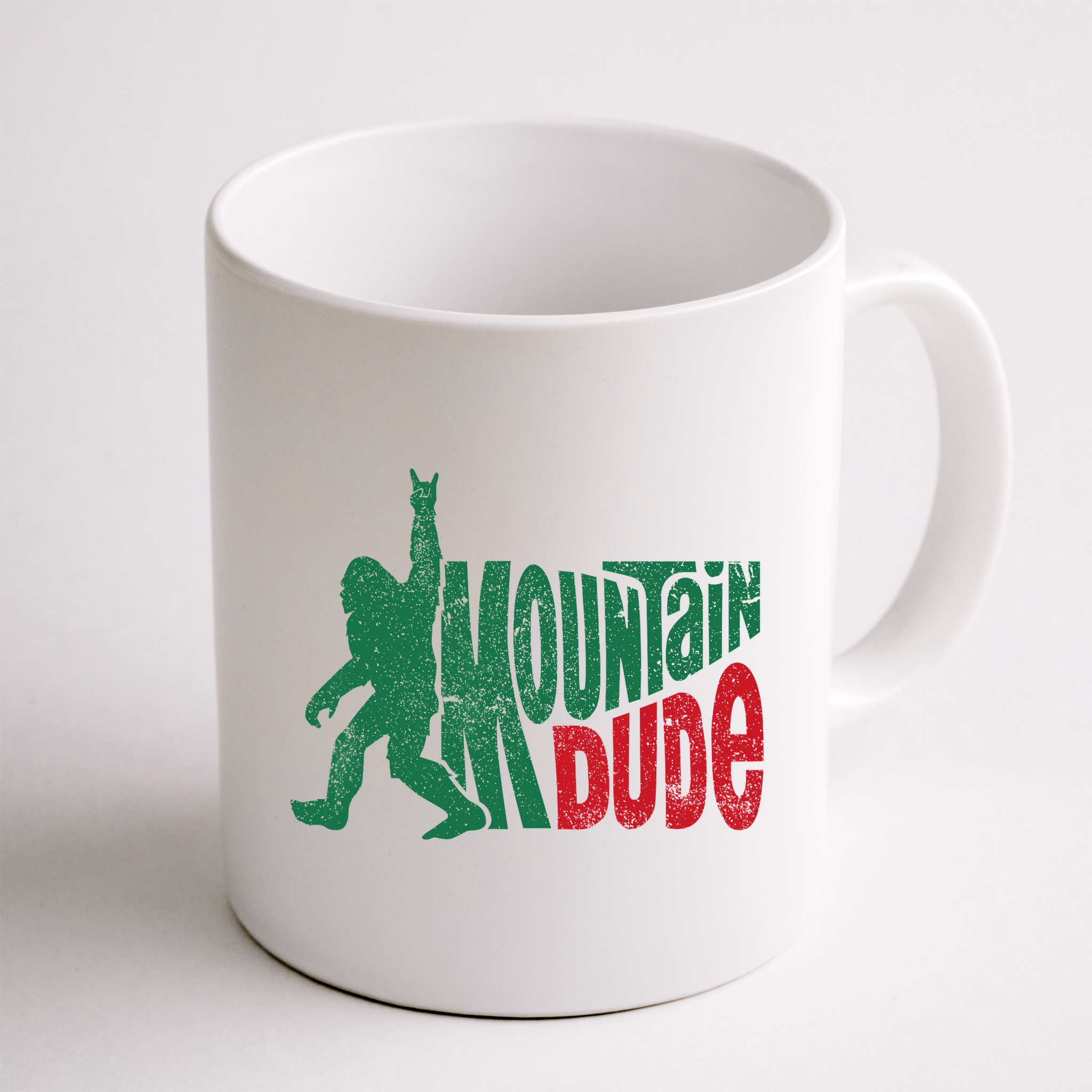 Mountain Dude Bigfoot Sasquatch Hiking Funny Mug