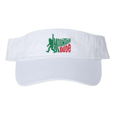 Mountain Dude Bigfoot Sasquatch Hiking Funny Visor