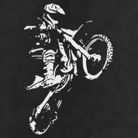 Motocross Dirt Bike 11oz C Handle Ceramic Mug