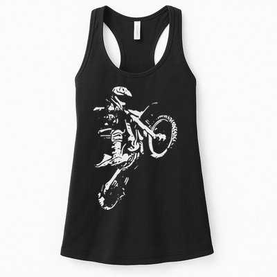 Motocross Dirt Bike Womens Tank Top