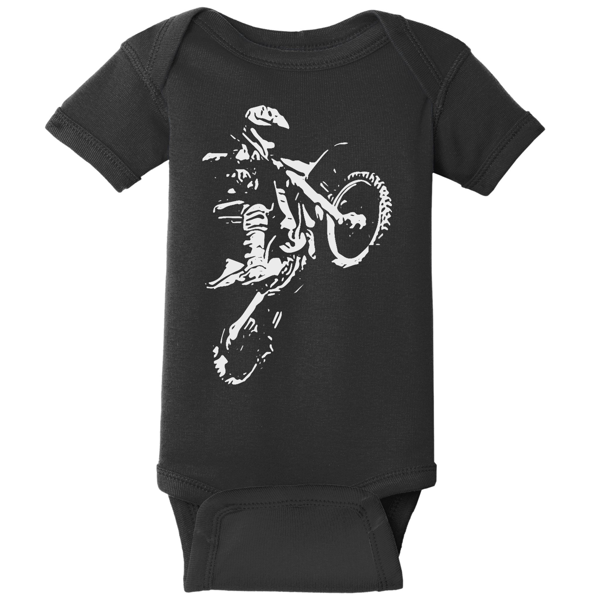Motocross Dirt Bike Baby Bodysuit