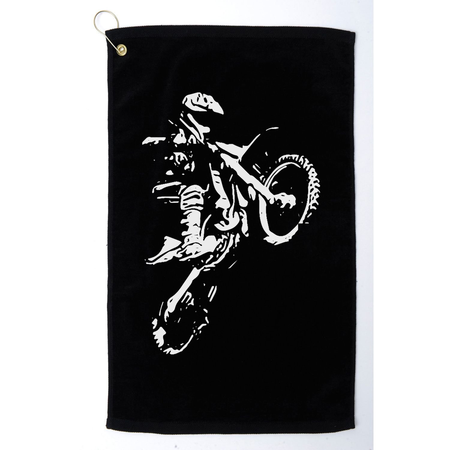 Motocross Dirt Bike Golf Towel