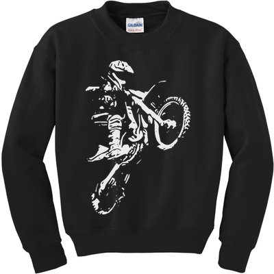 Motocross Dirt Bike Kids Sweatshirt