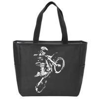 Motocross Dirt Bike Zip Tote Bag