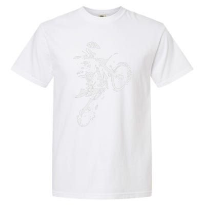 Motocross Dirt Bike Garment-Dyed Heavyweight T-Shirt