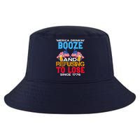 Merica Drinkin Booze And Refusing To Lose Since 1776 4th Of July USA Cool Comfort Performance Bucket Hat